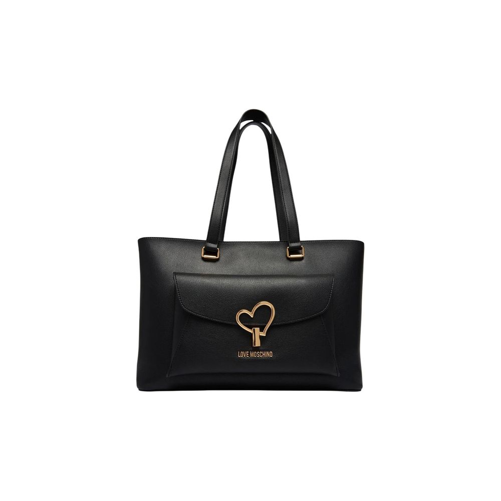 Love Moschino Black Polyethylene Handbag - Luxe Marca