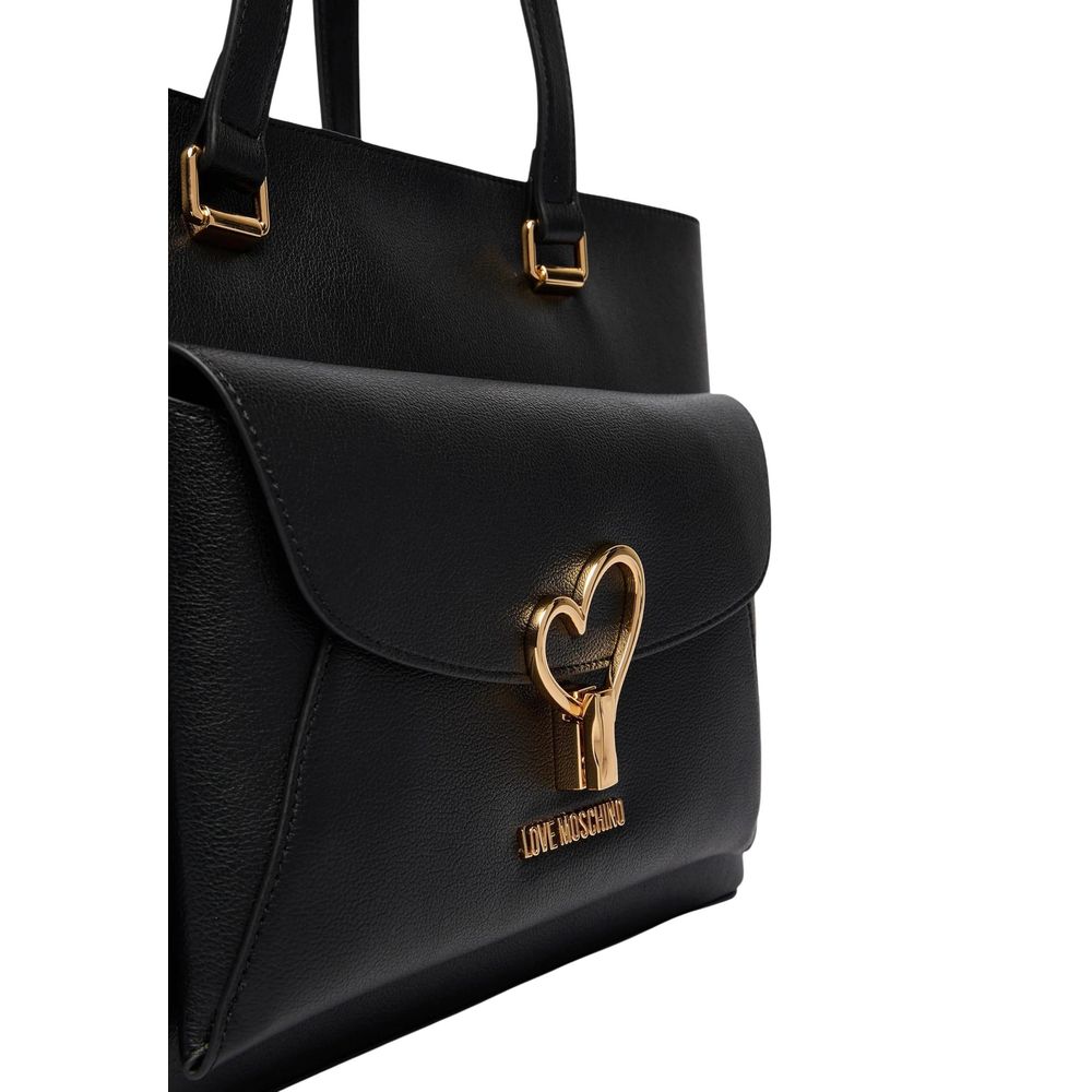 Love Moschino Black Polyethylene Handbag - Luxe Marca