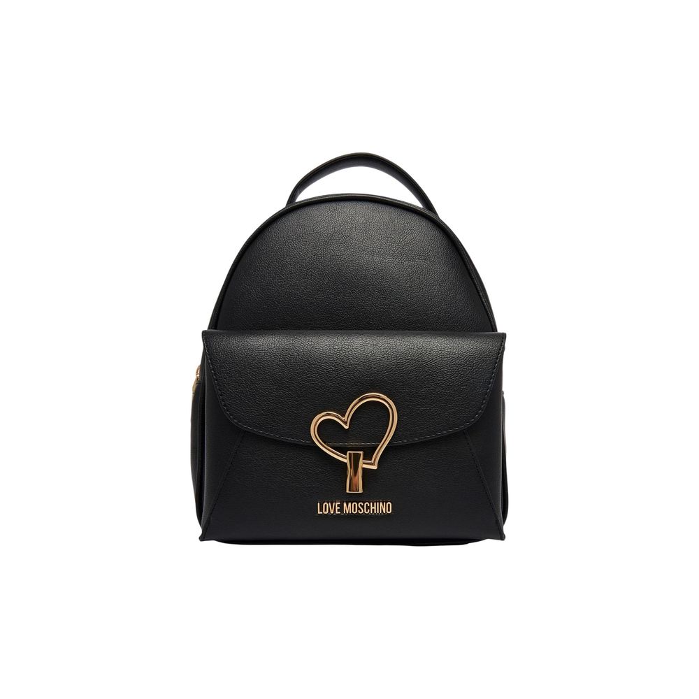 Love Moschino Black Polyethylene Backpack - Luxe Marca