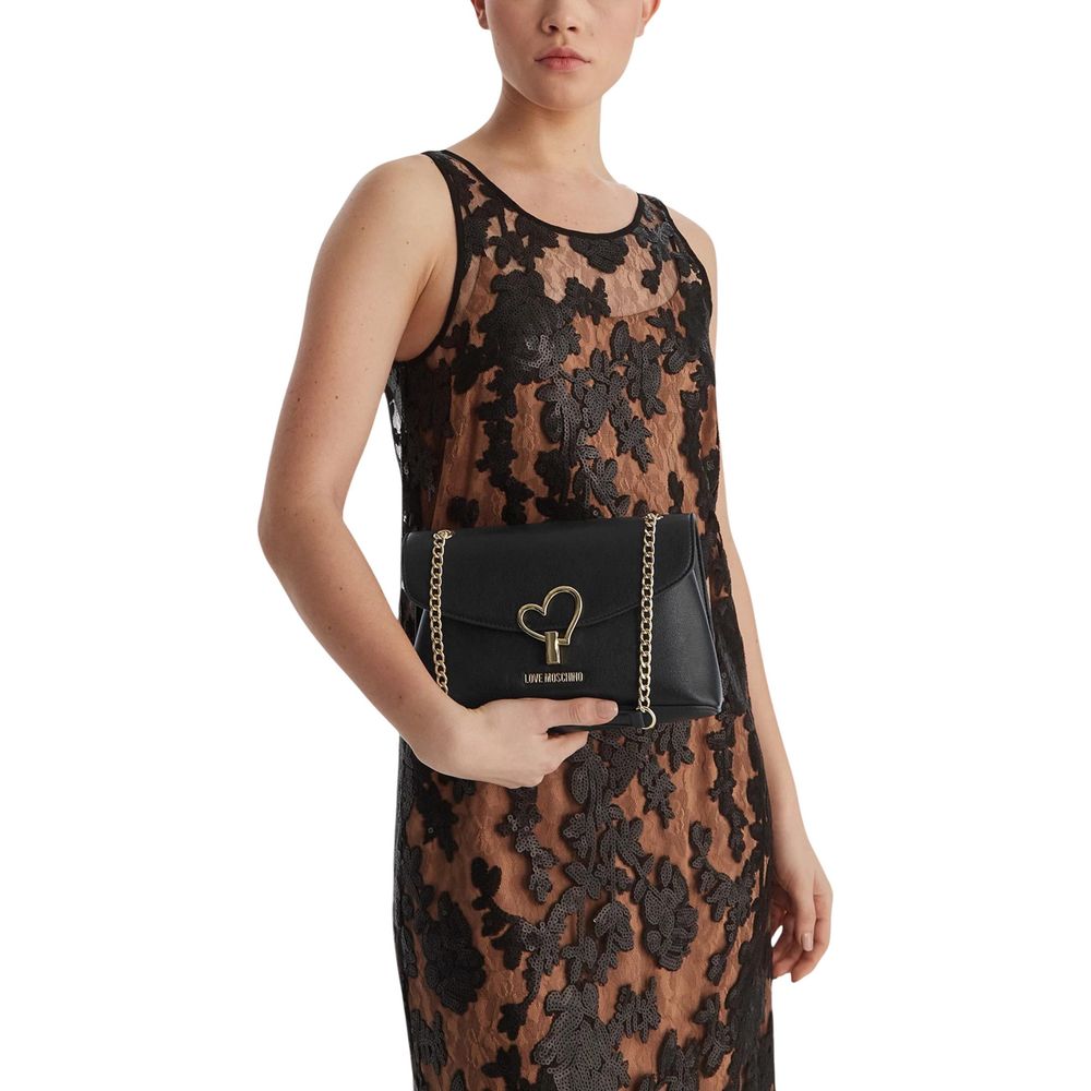 Love Moschino Black Polyethylene Handbag - Luxe Marca