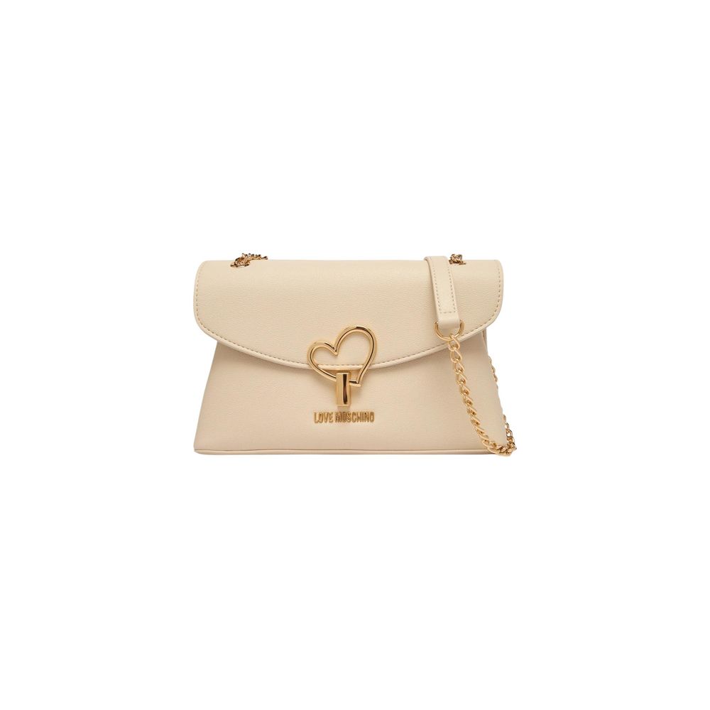 Love Moschino Beige Polyethylene Handbag - Luxe Marca