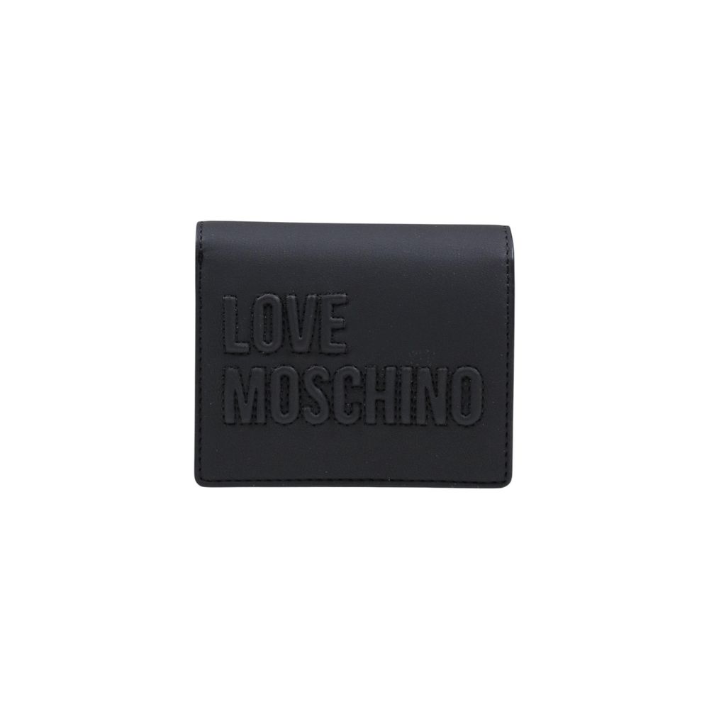 Love Moschino Black Polyethylene Wallet - Luxe Marca
