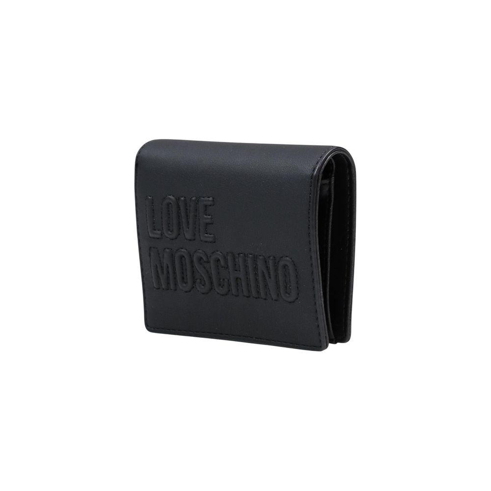 Love Moschino Black Polyethylene Wallet - Luxe Marca