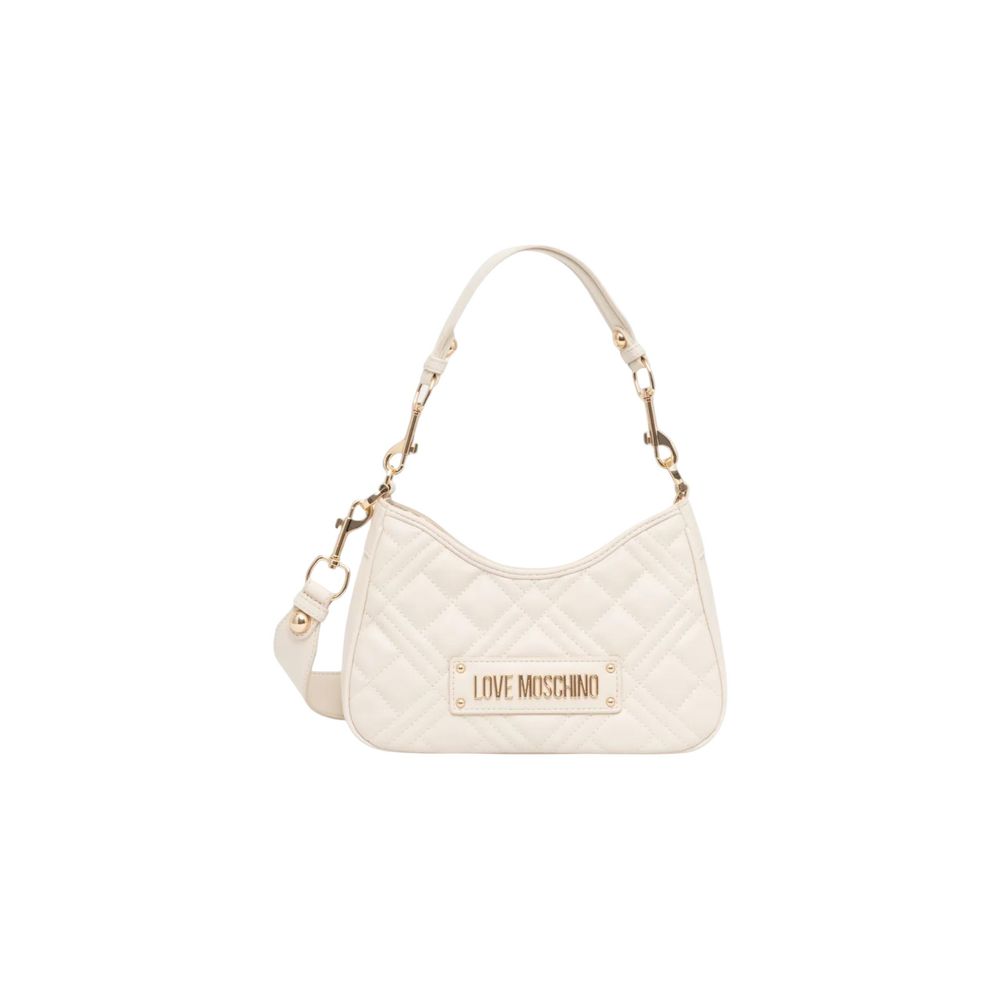 Love Moschino Beige Polyethylene Handbag - Luxe Marca