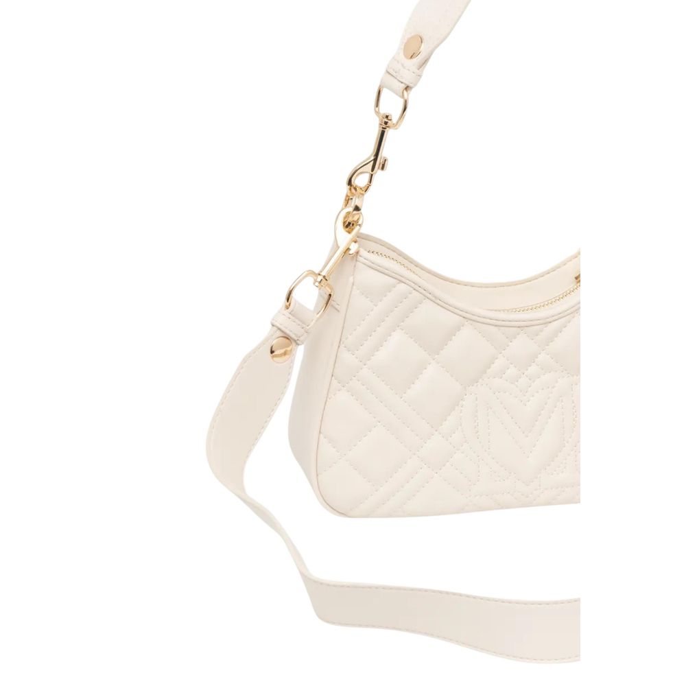 Love Moschino Beige Polyethylene Handbag - Luxe Marca