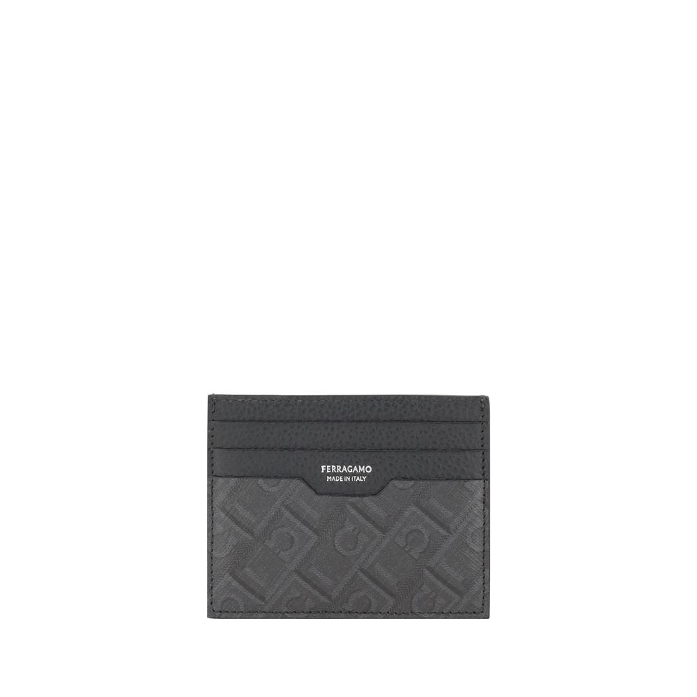 Ferragamo Gray Calf Leather Bos Taurus Wallet - Luxe Marca
