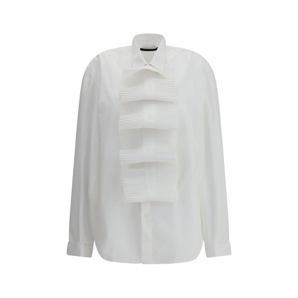 ALAINPAUL White Cotton Shirt - Luxe Marca
