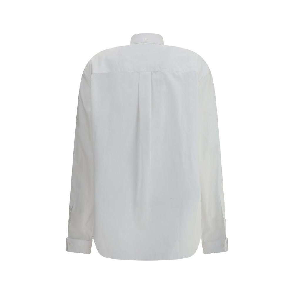 ALAINPAUL White Cotton Shirt - Luxe Marca