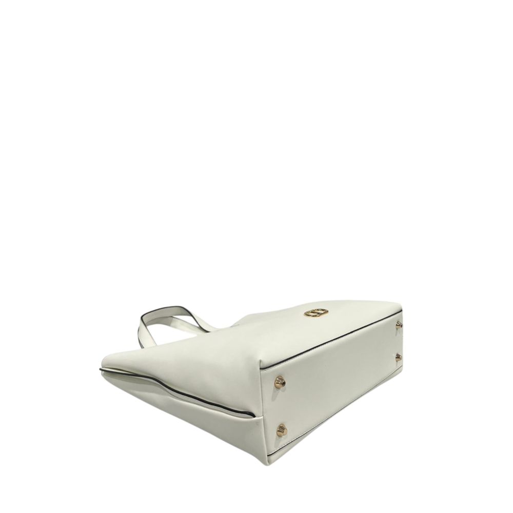 Twinset White PU Women Handbag - Luxe Marca