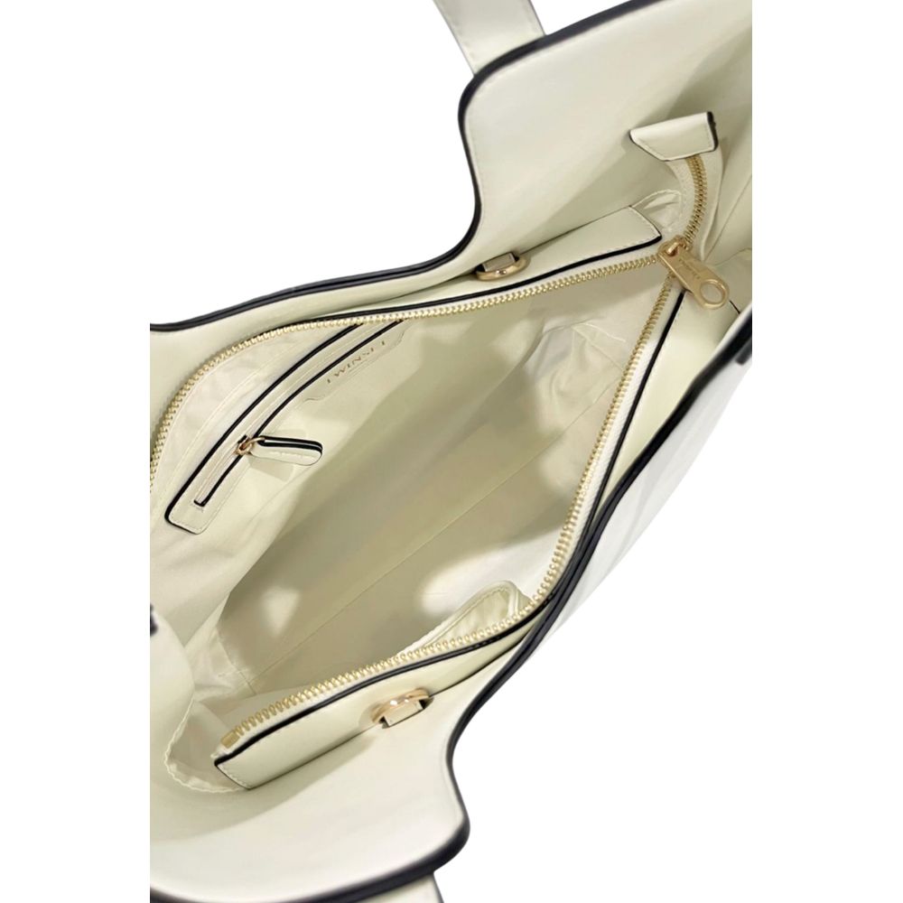 Twinset White PU Women Handbag - Luxe Marca