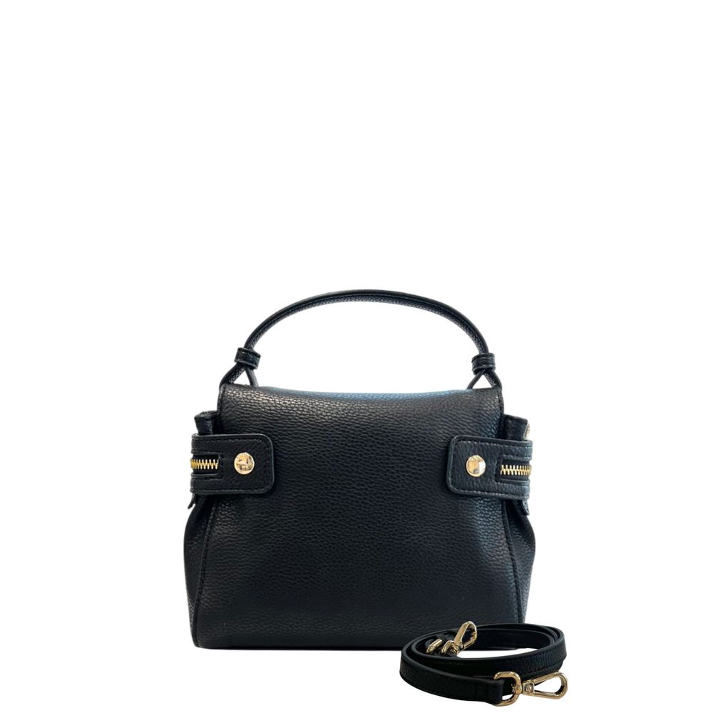 Twinset Black PU Women's Handbag - Luxe Marca