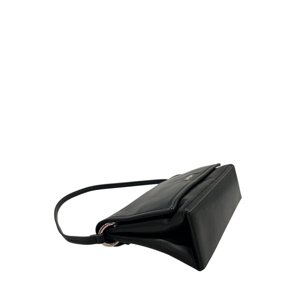 Twinset Black Polyethylene Clutch Bag - Luxe Marca