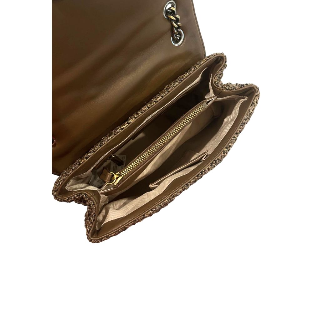 Twinset Brown Polypropylene Women Crossbody Bag - Luxe Marca