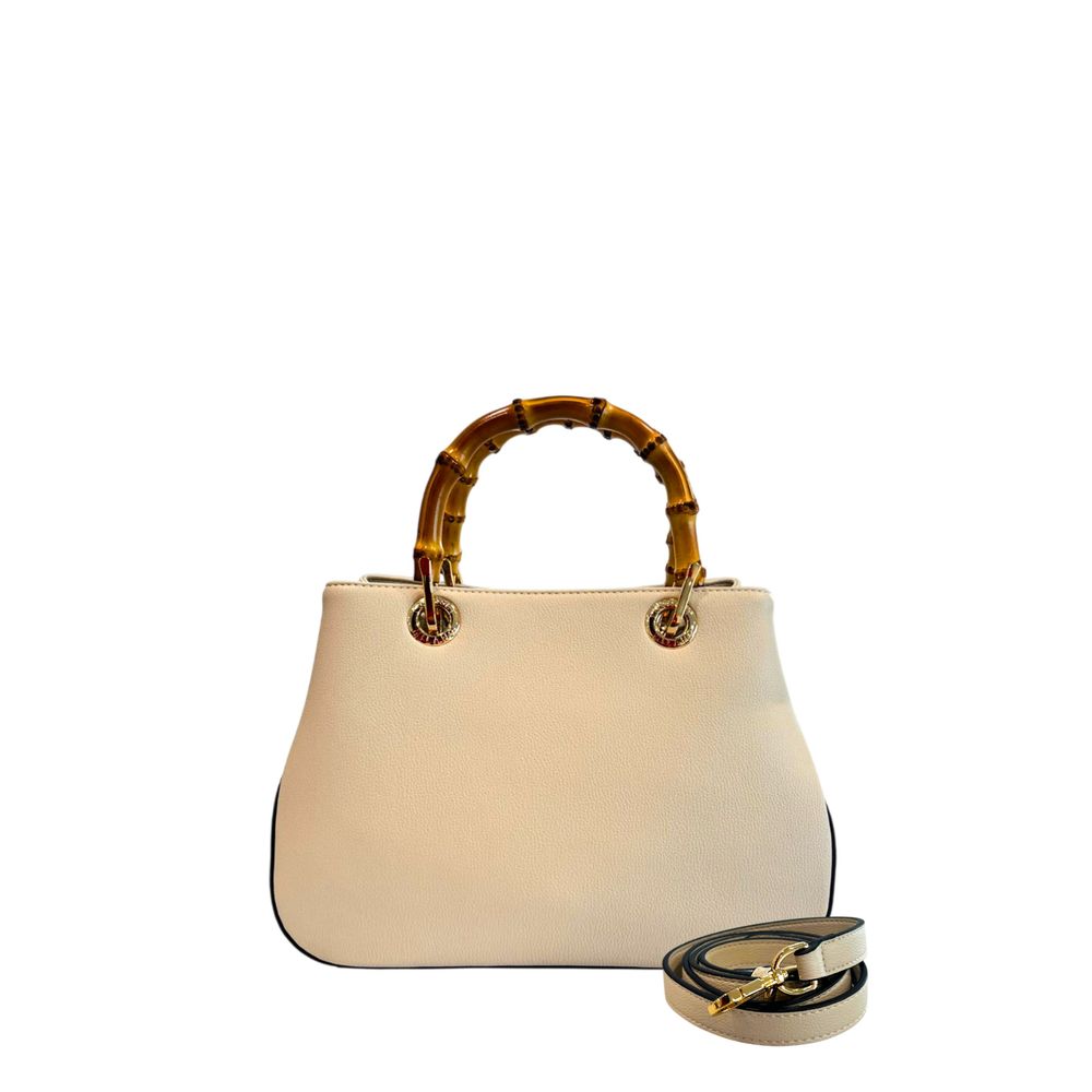 Twinset Beige PU Women Handbag - Luxe Marca