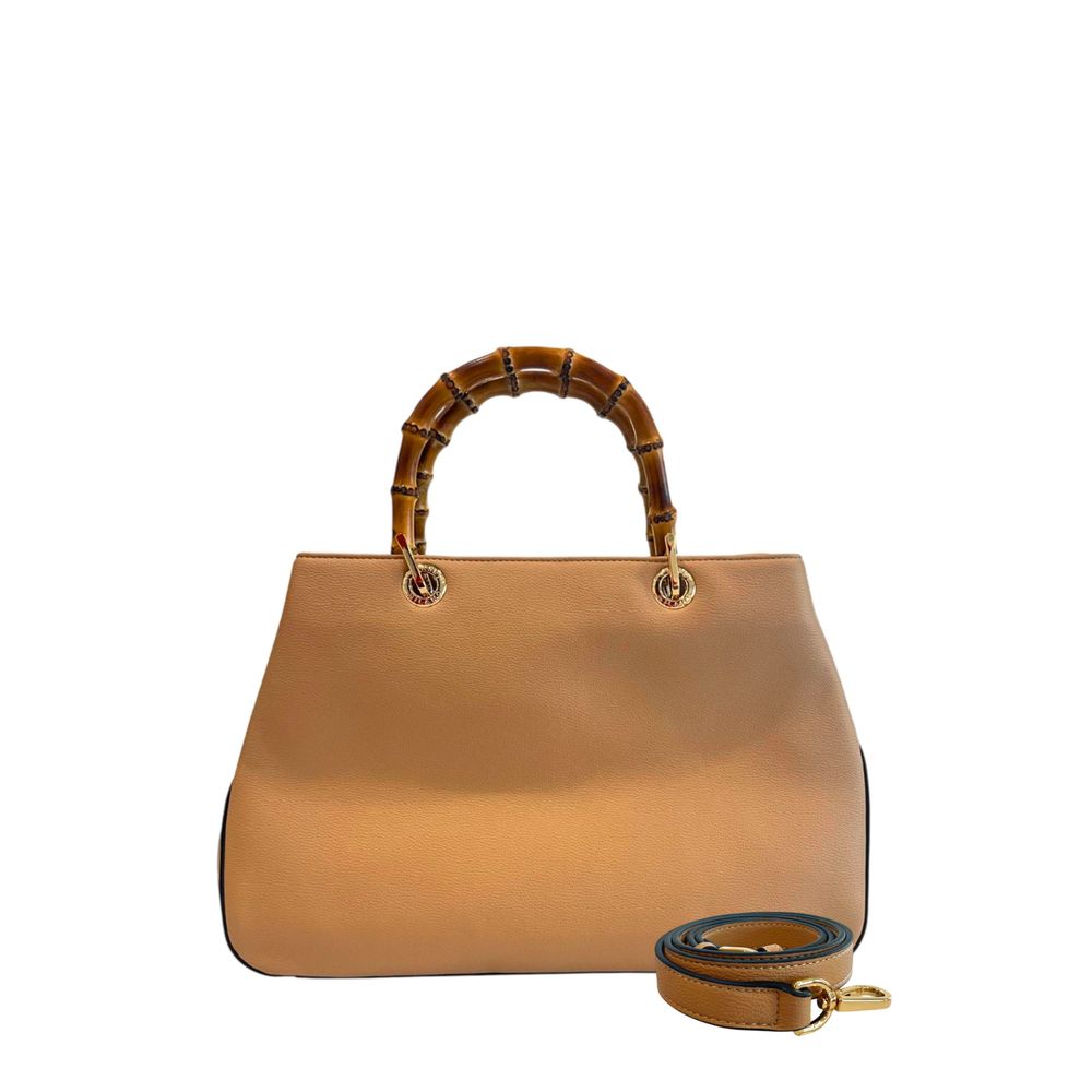 Twinset Brown PU Women Handbag - Luxe Marca