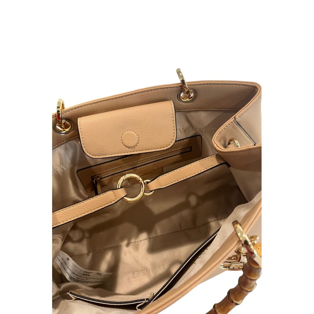 Twinset Brown PU Women Handbag - Luxe Marca
