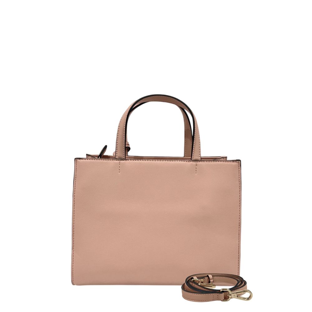 Twinset Pink PU Women Handbag - Luxe Marca