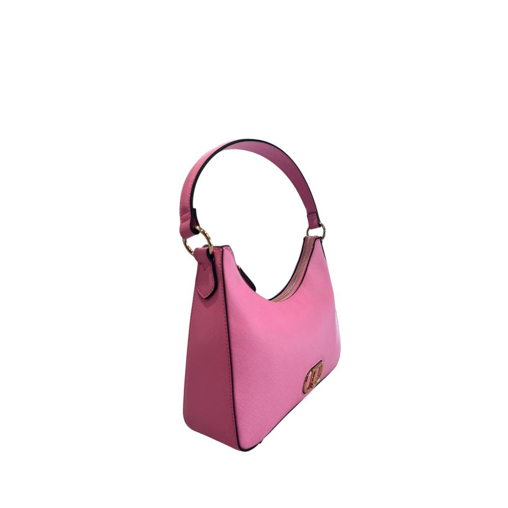 Twinset Pink PU Women Shoulder Bag - Luxe Marca