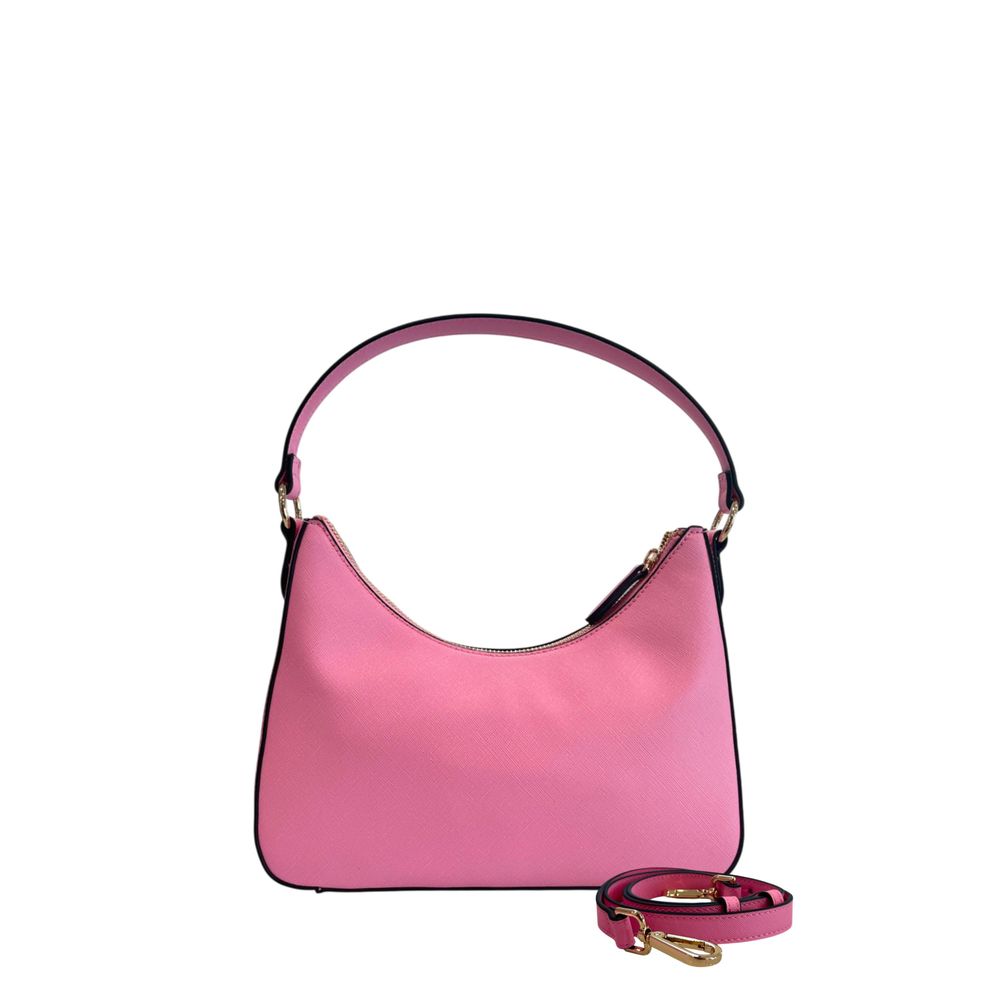Twinset Pink PU Women Shoulder Bag - Luxe Marca