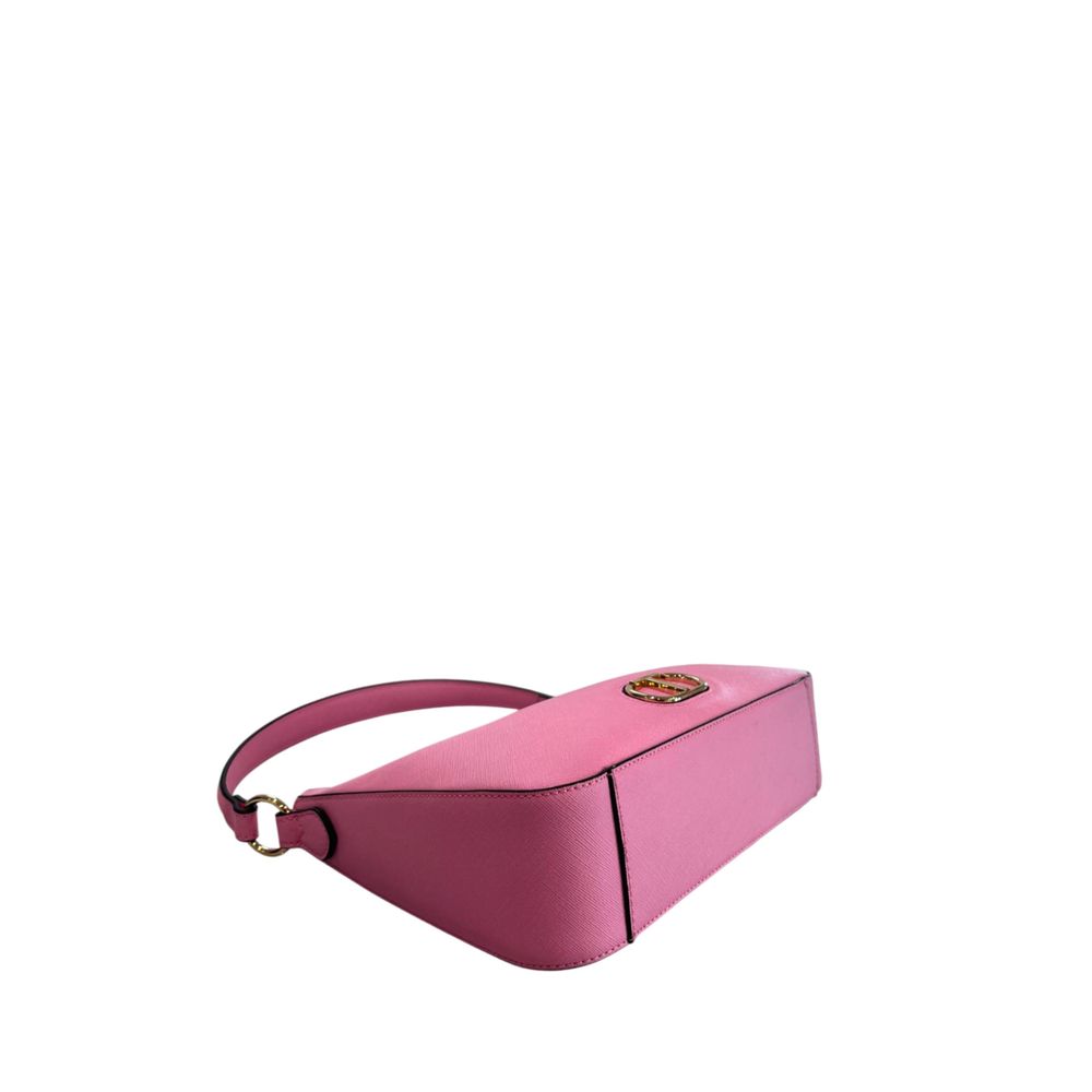 Twinset Pink PU Women Shoulder Bag - Luxe Marca