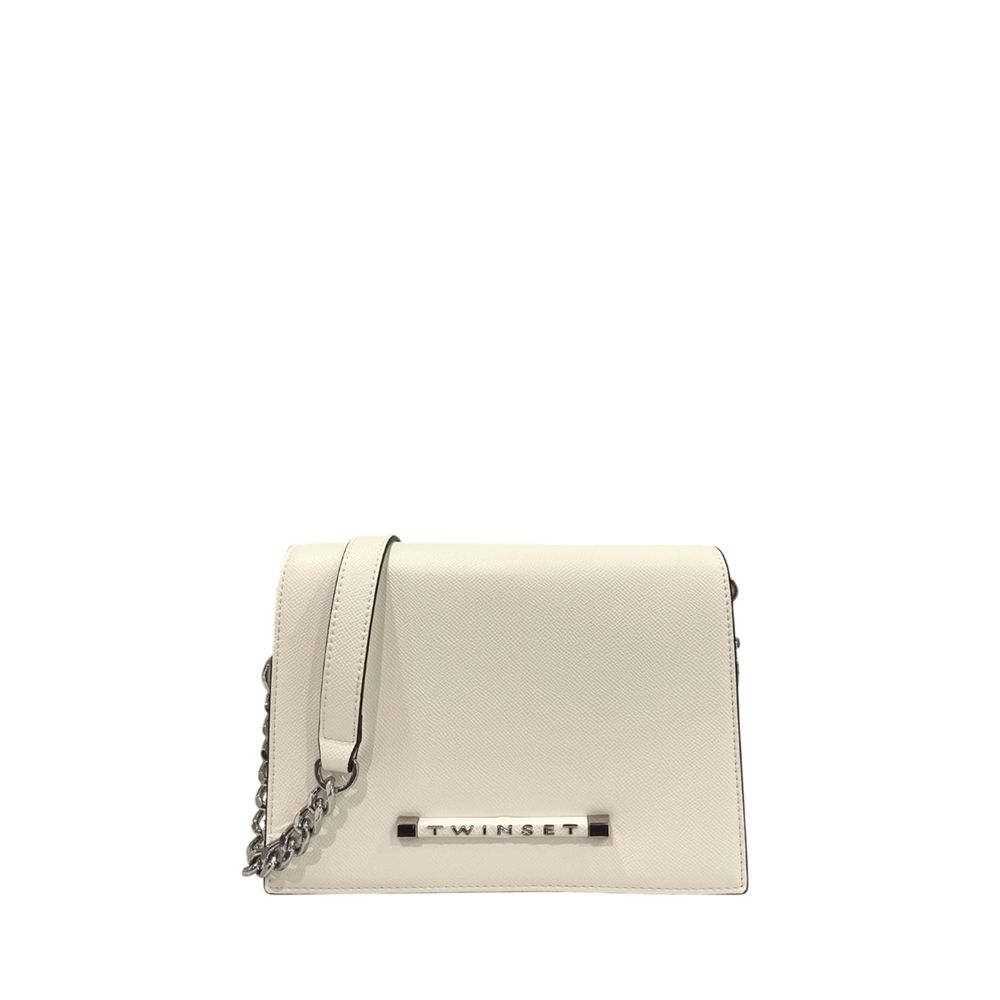 Twinset White Polyethylene Crossbody Bag - Luxe Marca