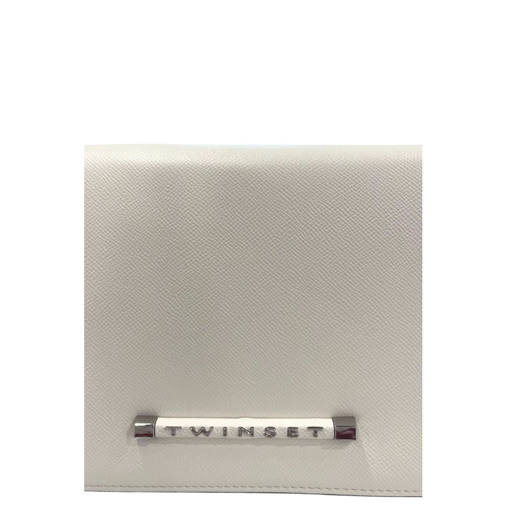 Twinset White Polyethylene Crossbody Bag - Luxe Marca