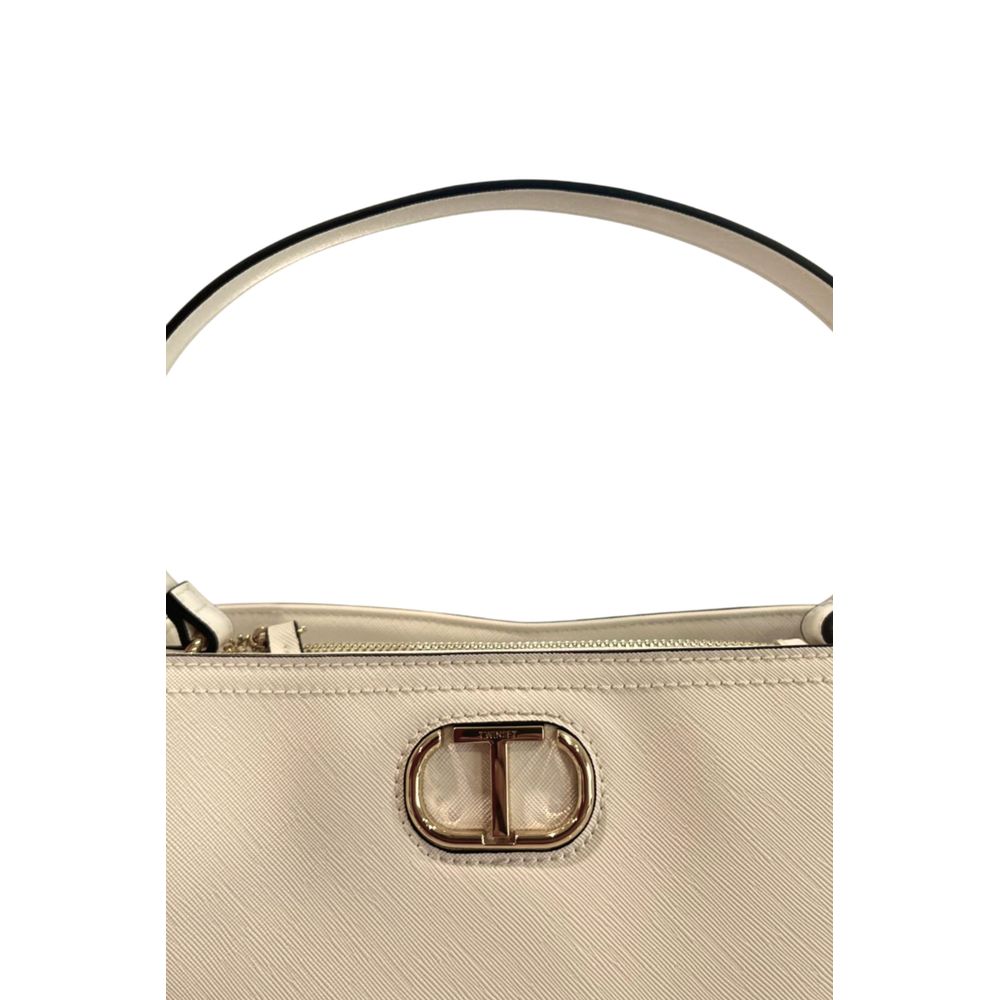 Twinset White PU Women Handbag - Luxe Marca