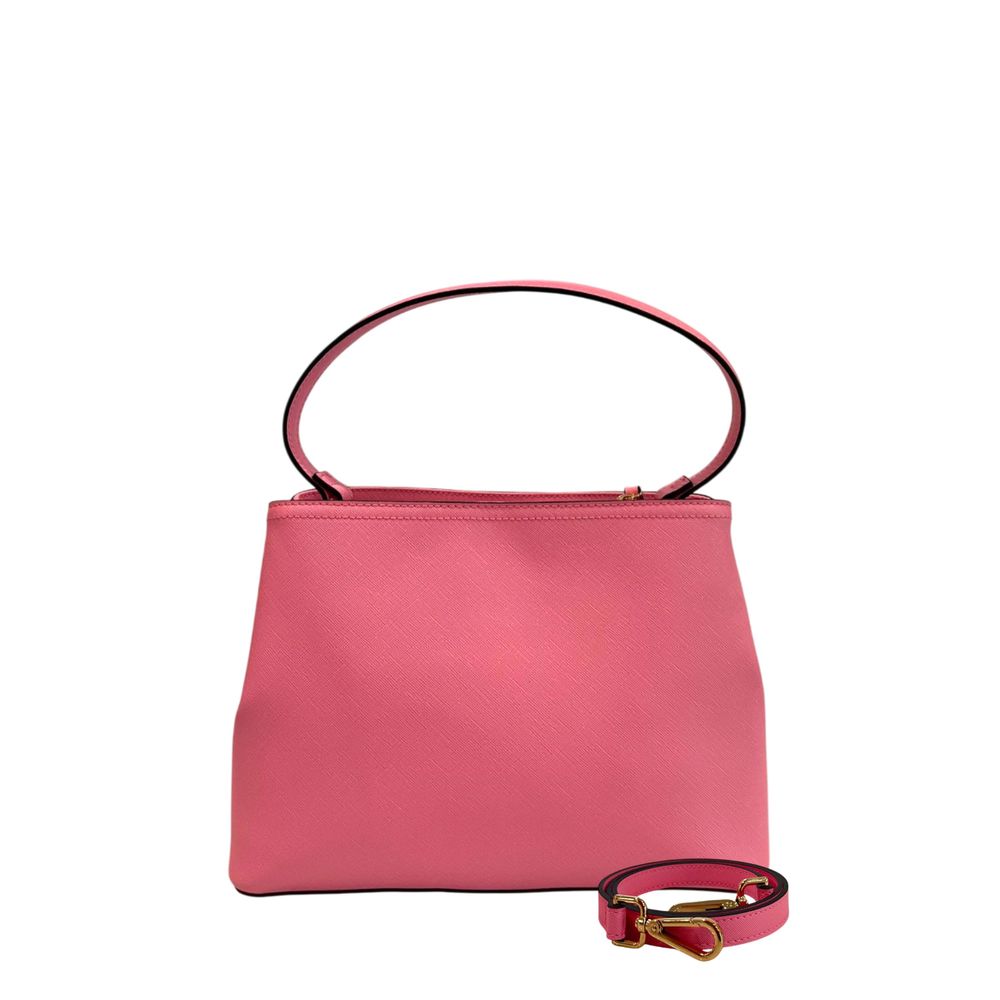 Twinset Pink PU Women Handbag - Luxe Marca