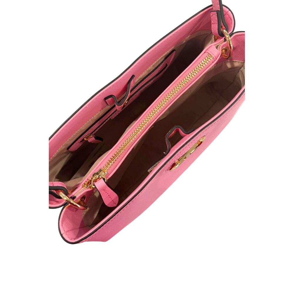 Twinset Pink PU Women Handbag - Luxe Marca