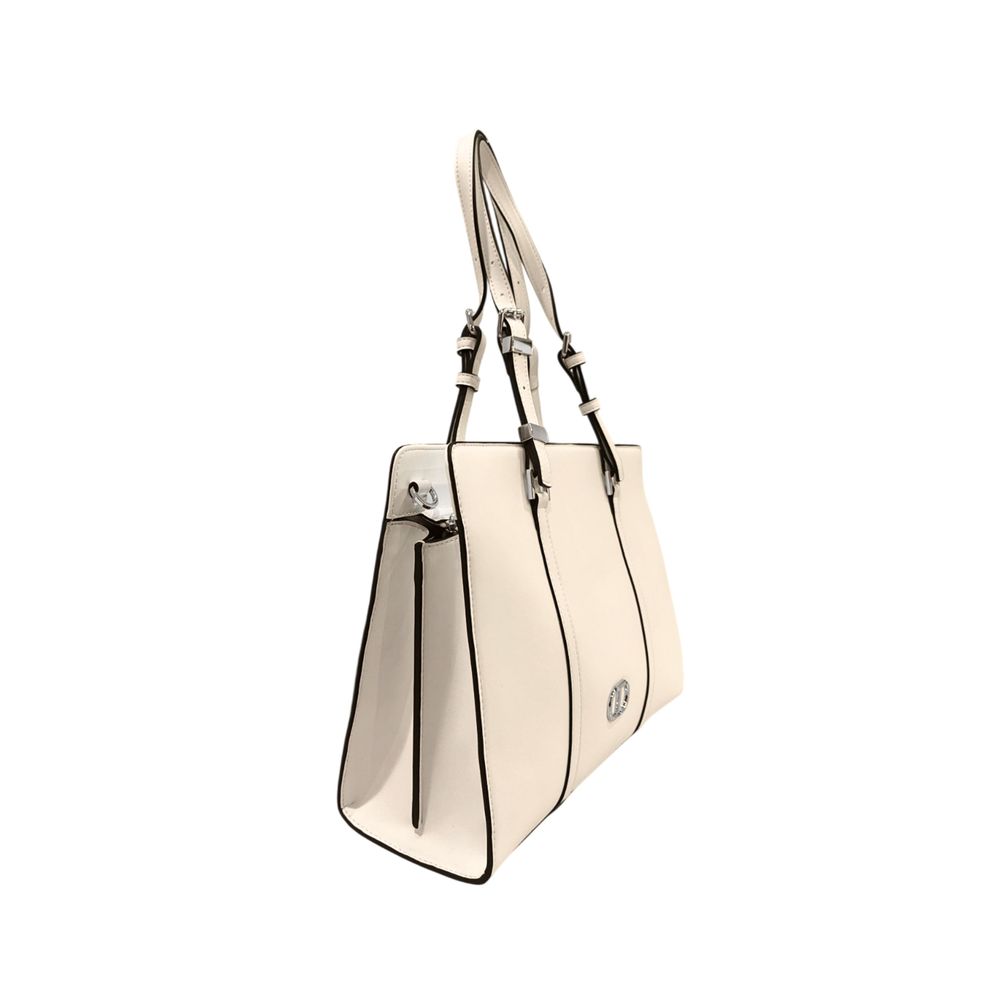 Twinset White PU Women Shoulder Bag - Luxe Marca