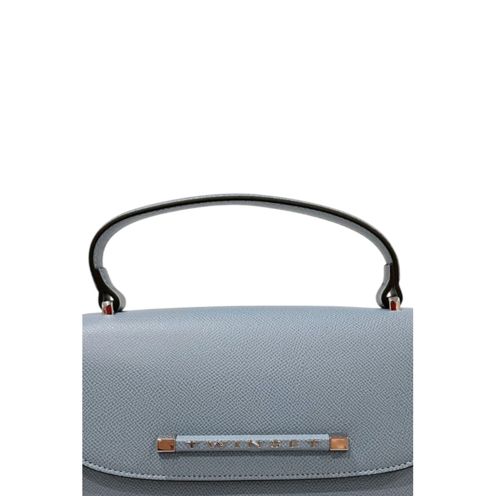 Twinset Blue PU Women Handbag - Luxe Marca