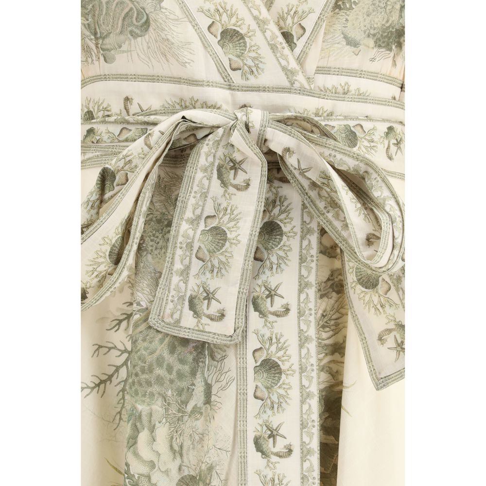 Zimmermann Multicolor Cotton Long Dress - Luxe Marca