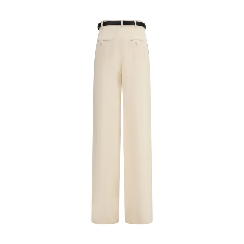 Max Mara Beige Triacetate Dress Pants - Luxe Marca