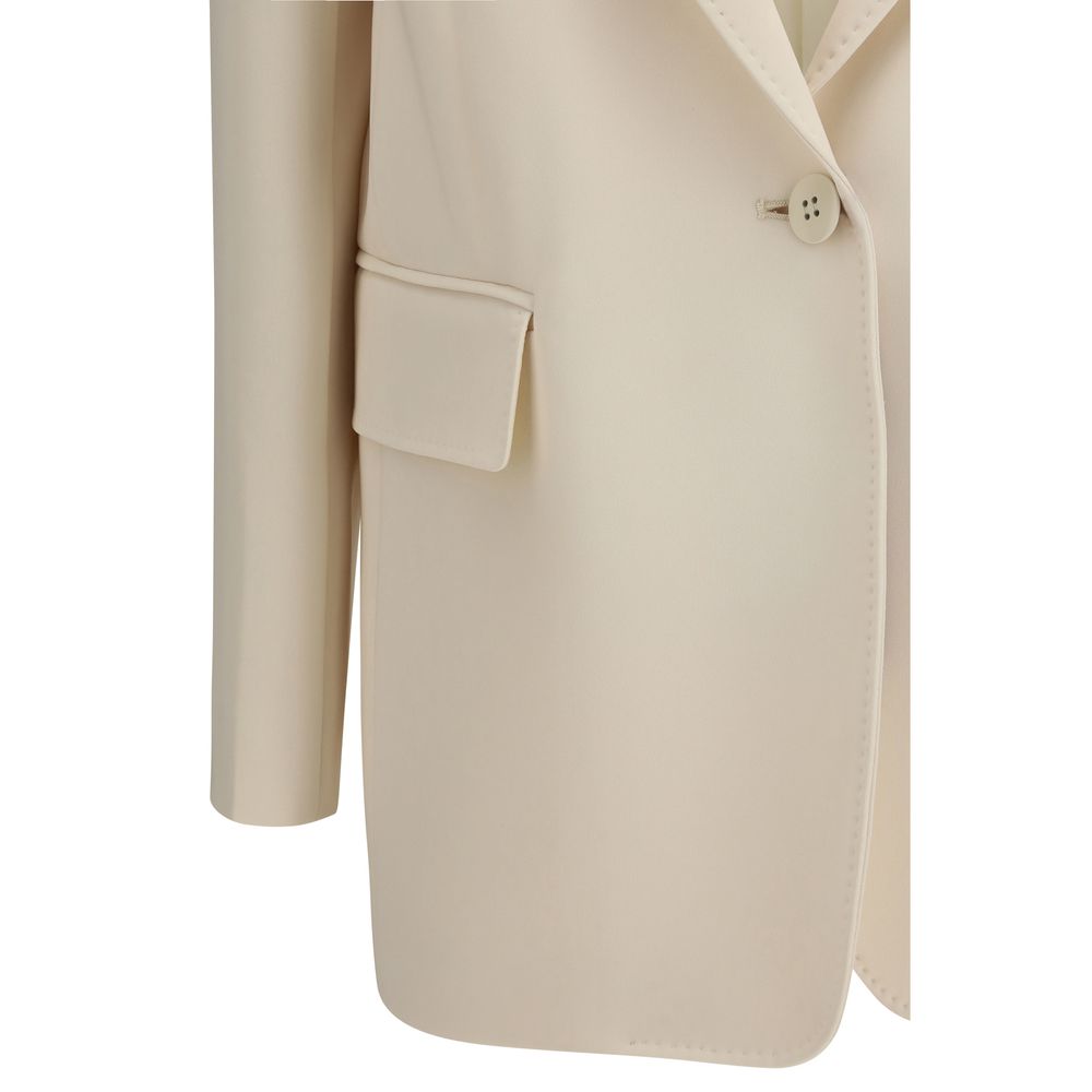 Max Mara Beige Triacetate Blazer - Luxe Marca