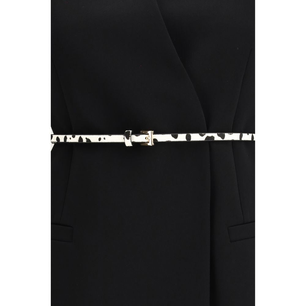 Max Mara Black Triacetate Coat - Luxe Marca