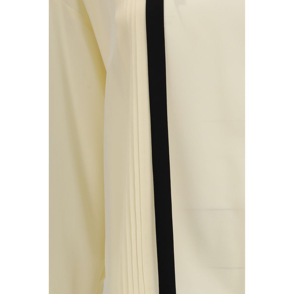 Max Mara Beige Silk Blouse - Luxe Marca