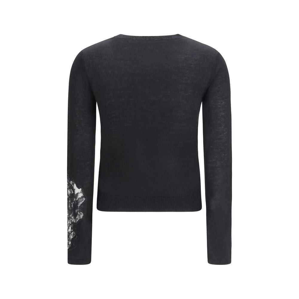 Max Mara Black Silk Sweatshirt - Luxe Marca