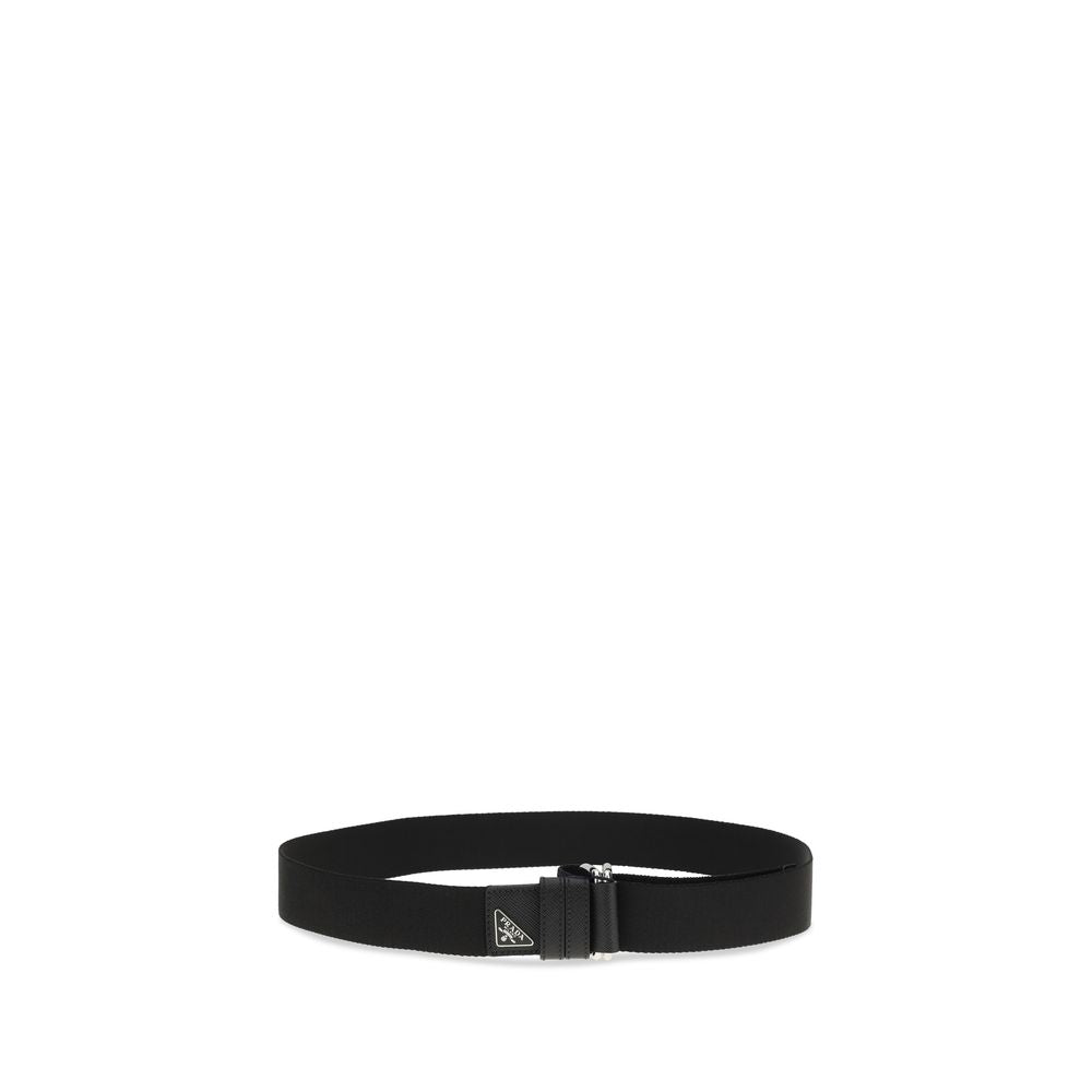 Prada Black Nylon Regular Belt - Luxe Marca