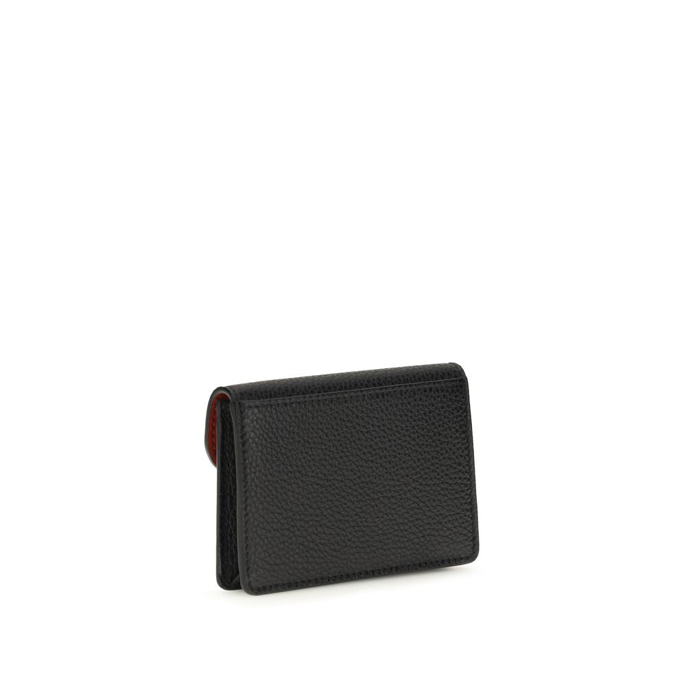 Ferragamo Black Calf Leather Bos Taurus Wallet - Luxe Marca