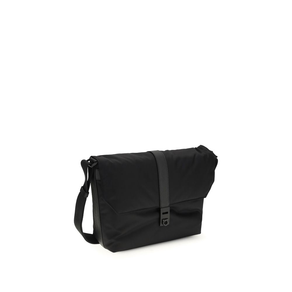 Ferragamo Black Nylon Handbag - Luxe Marca