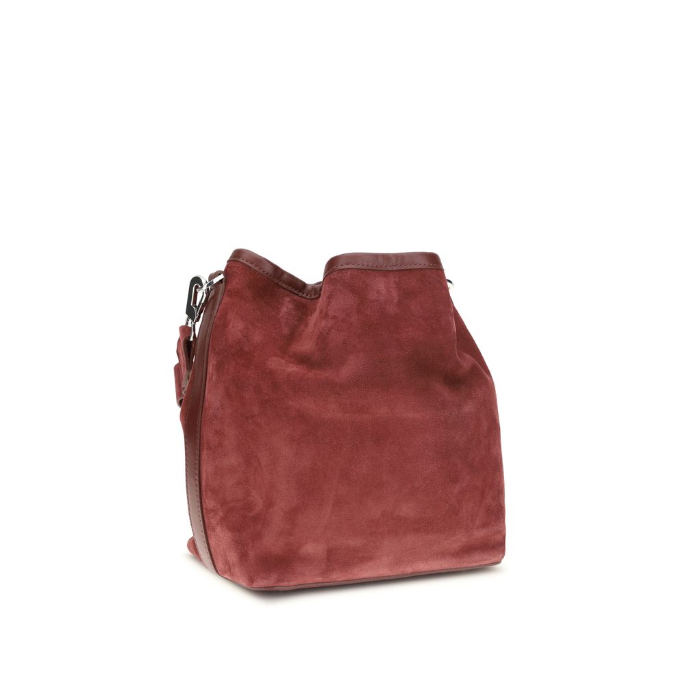 Pierre Hardy Bordeaux Calf Leather Bos Taurus Backet Bag - Luxe Marca