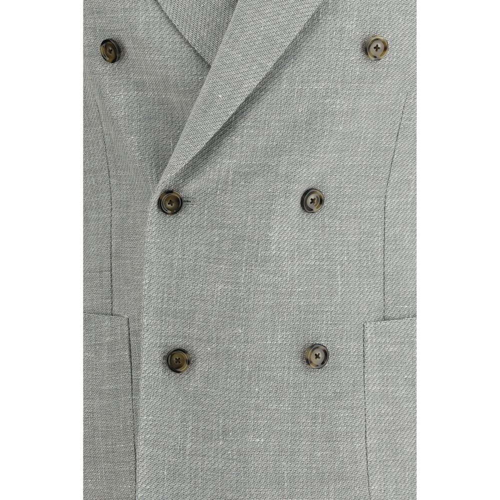 Lardini Bicolor Wool Blazer - Luxe Marca