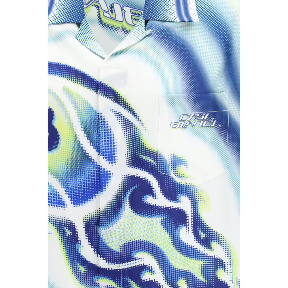 Casablanca Multicolor Silk Dress Shirt - Luxe Marca