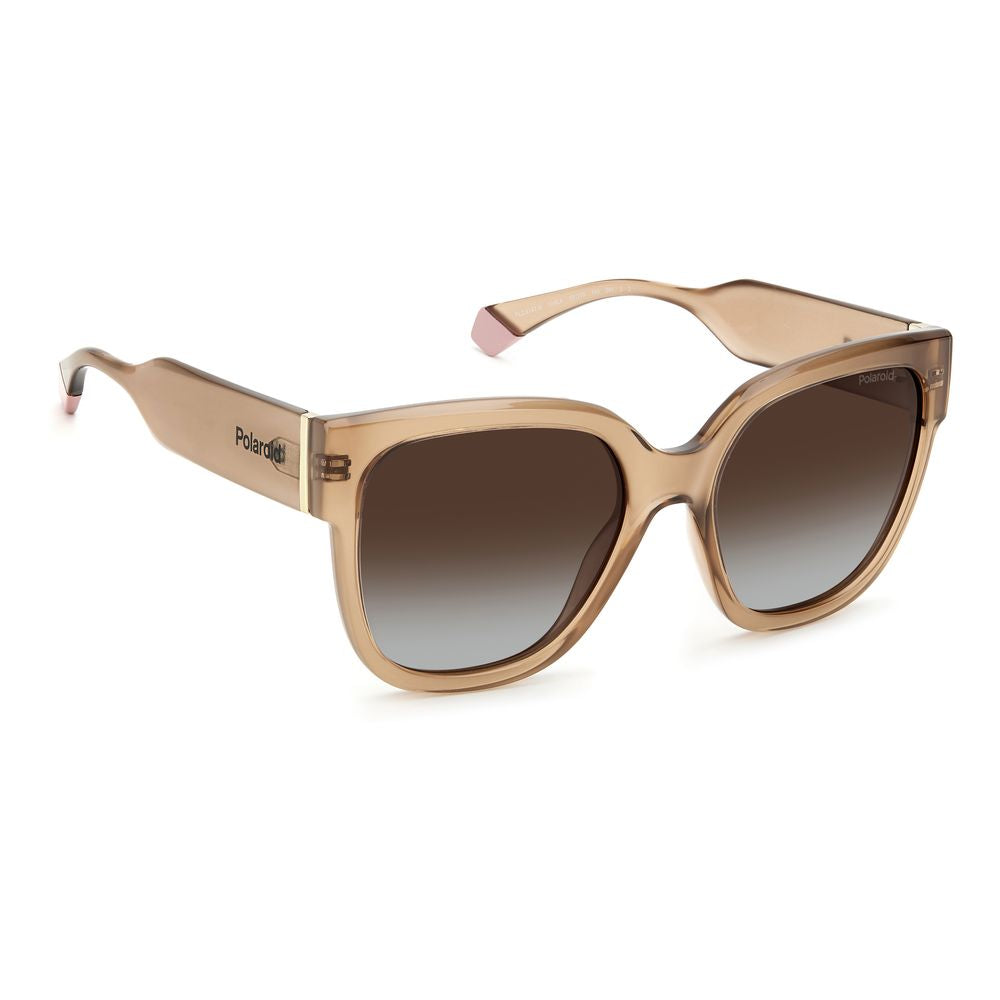Polaroid Beige Plastic Sunglasses - Luxe Marca