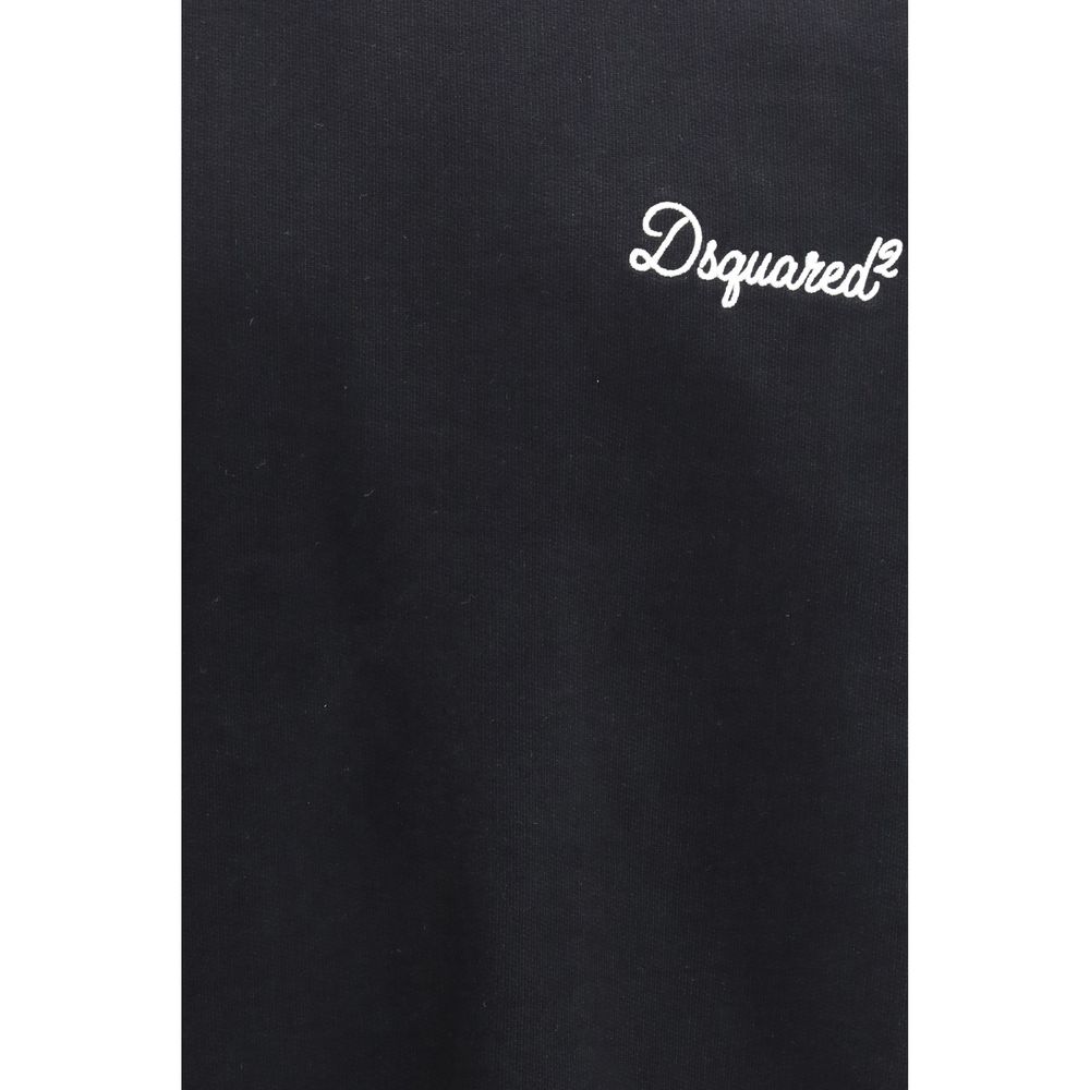 Dsquared² Black Cotton Sweatshirt - Luxe Marca