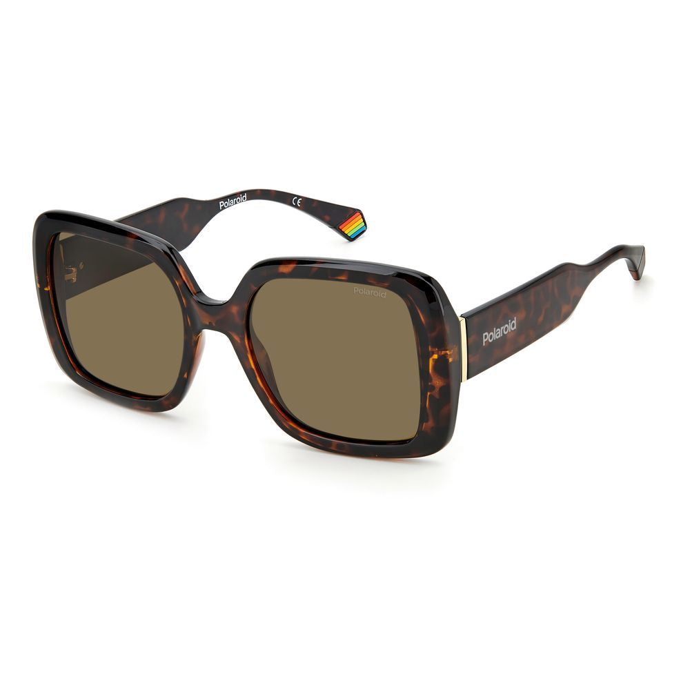 Polaroid Brown Resin Sunglasses - Luxe Marca
