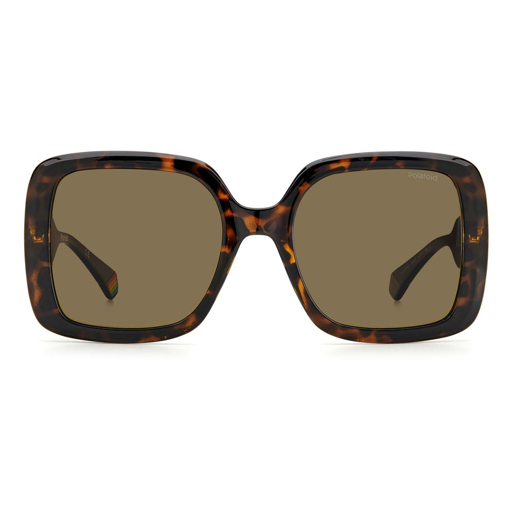 Polaroid Brown Resin Sunglasses - Luxe Marca