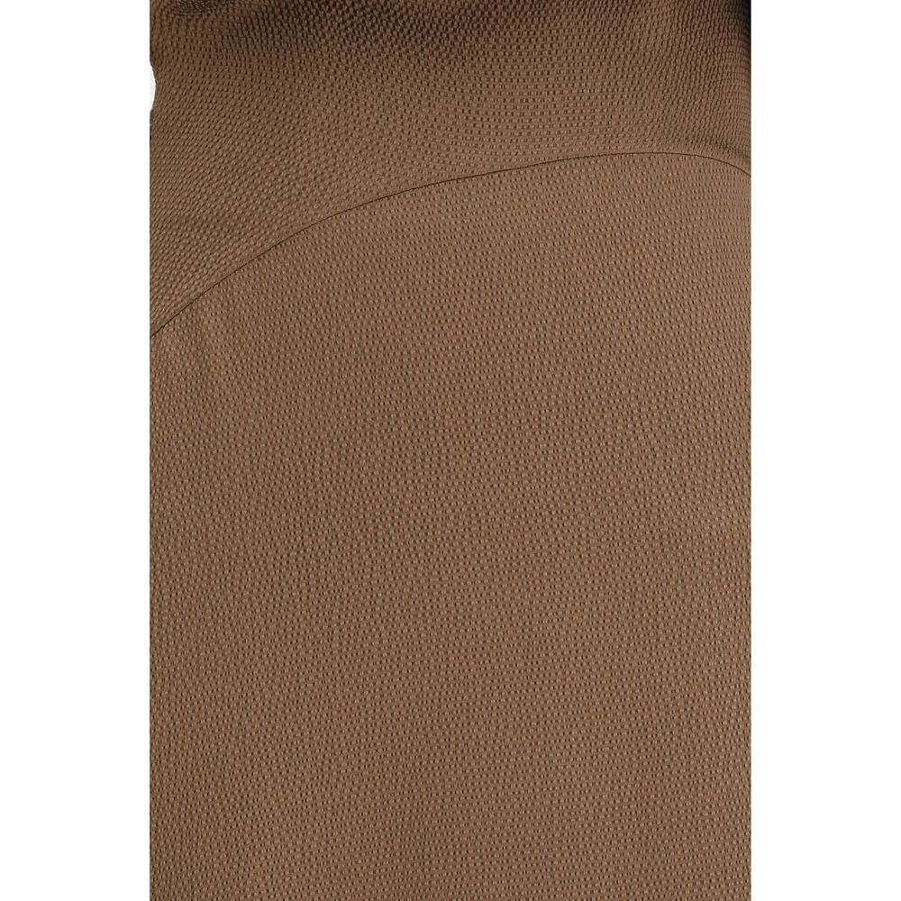 Petar Petrov Brown Silk Casual Dress - Luxe Marca