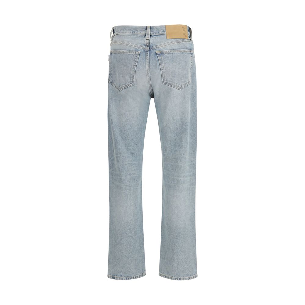 Haikure Blue Cotton Straight-Leg Jeans - Luxe Marca