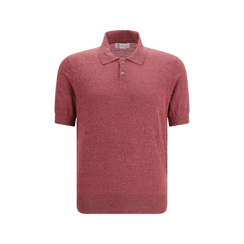 Brunello Cucinelli Multicolor Linen Polo Shirt - Luxe Marca
